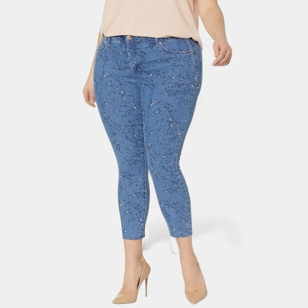 NWT JESSICA SIMPSON PLUS SIZE HIGH RISE ANKLE SKINNY $78